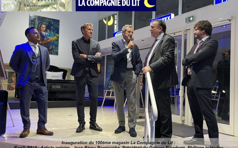 Le Groupe Finadorm annonce l’acquisition effective du réseau de magasins de literie « La Compagnie du Lit », au Groupe Le Hodey