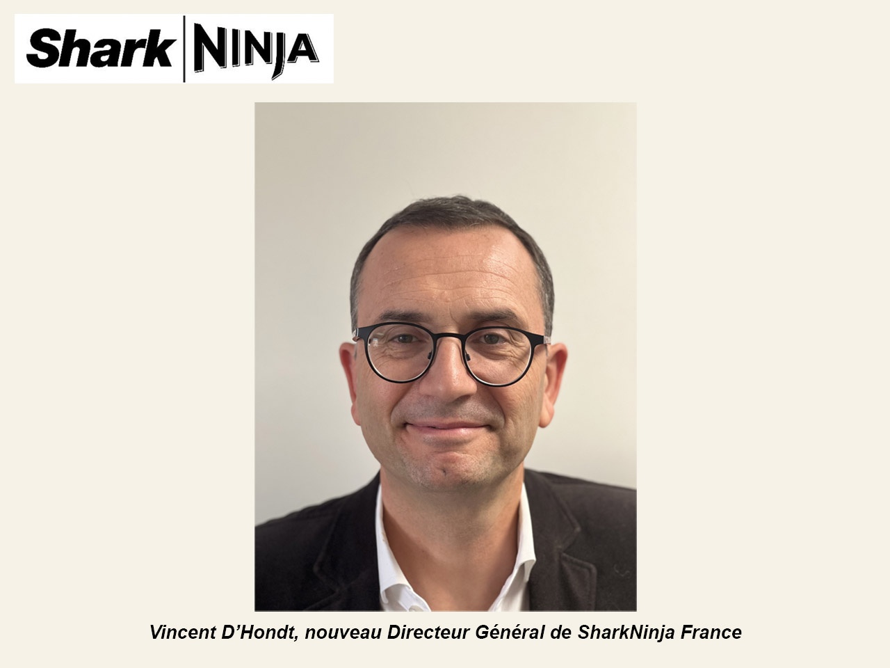 SharkNinja nomme Vincent D’Hondt en tant que nouveau Directeur Général France