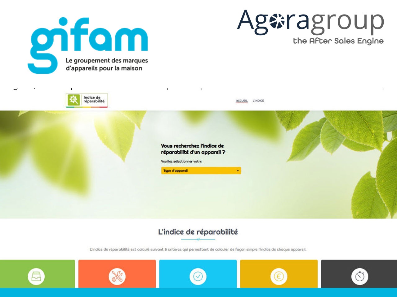 Le Gifam s’est associé à Agoragroup pour créer « Monindicedereparabilite.fr, » la nouvelle plateforme de référence des appareils soumis à l’indice de réparabilité