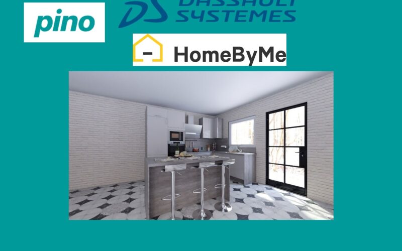 Pino choisit la solution 3D HomeByMe de Dassault Systèmes pour se lancer sur le marché français de la cuisine