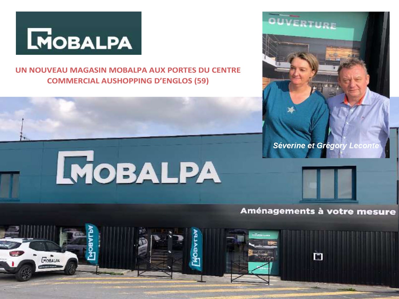 UN NOUVEAU MAGASIN MOBALPA AUX PORTES DU CENTRE  COMMERCIAL AUSHOPPING D’ENGLOS (59)