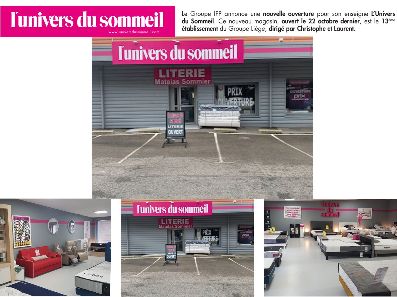 L’Univers du Sommeil s’implante à Lunel dans le Gard.