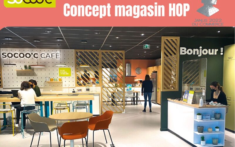 L’enseigne SoCoo’c reçoit le JANUS du Commerce 2022 pour son concept magasin HOP !