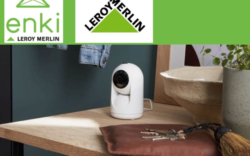 Leroy Merlin lance ses premières caméras connectées Wi-Fi Lexman, pilotées avec son application smart home Enki