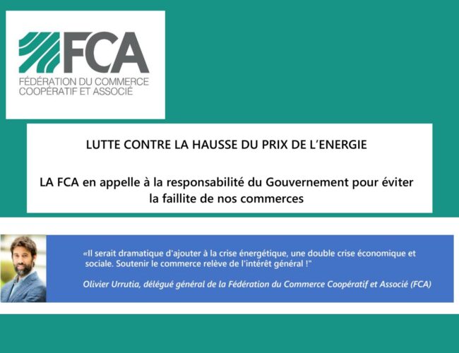 LA FCA en appelle à la responsabilité du Gouvernement pour éviter  la faillite de nos commerces