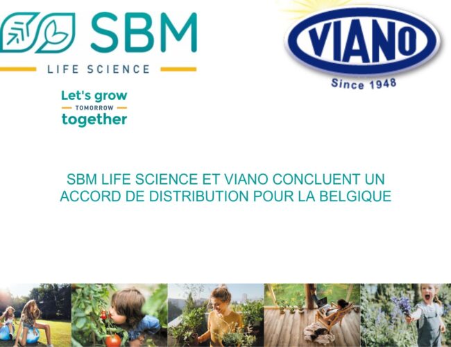 SBM LIFE SCIENCE ET VIANO CONCLUENT UN  ACCORD DE DISTRIBUTION POUR LA BELGIQUE
