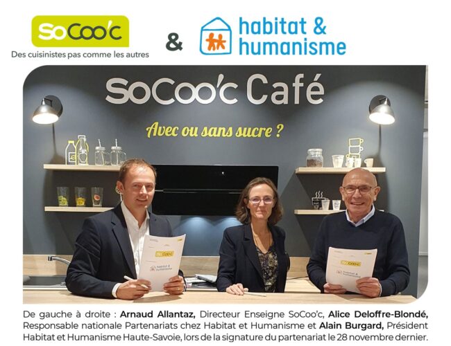 SoCoo’c s’engage comme mécène auprès d’Habitat et Humanisme