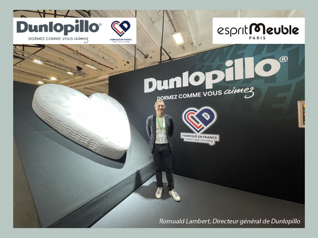 Dunlopillo réaffirme sa stratégie de marque à l’échelle nationale