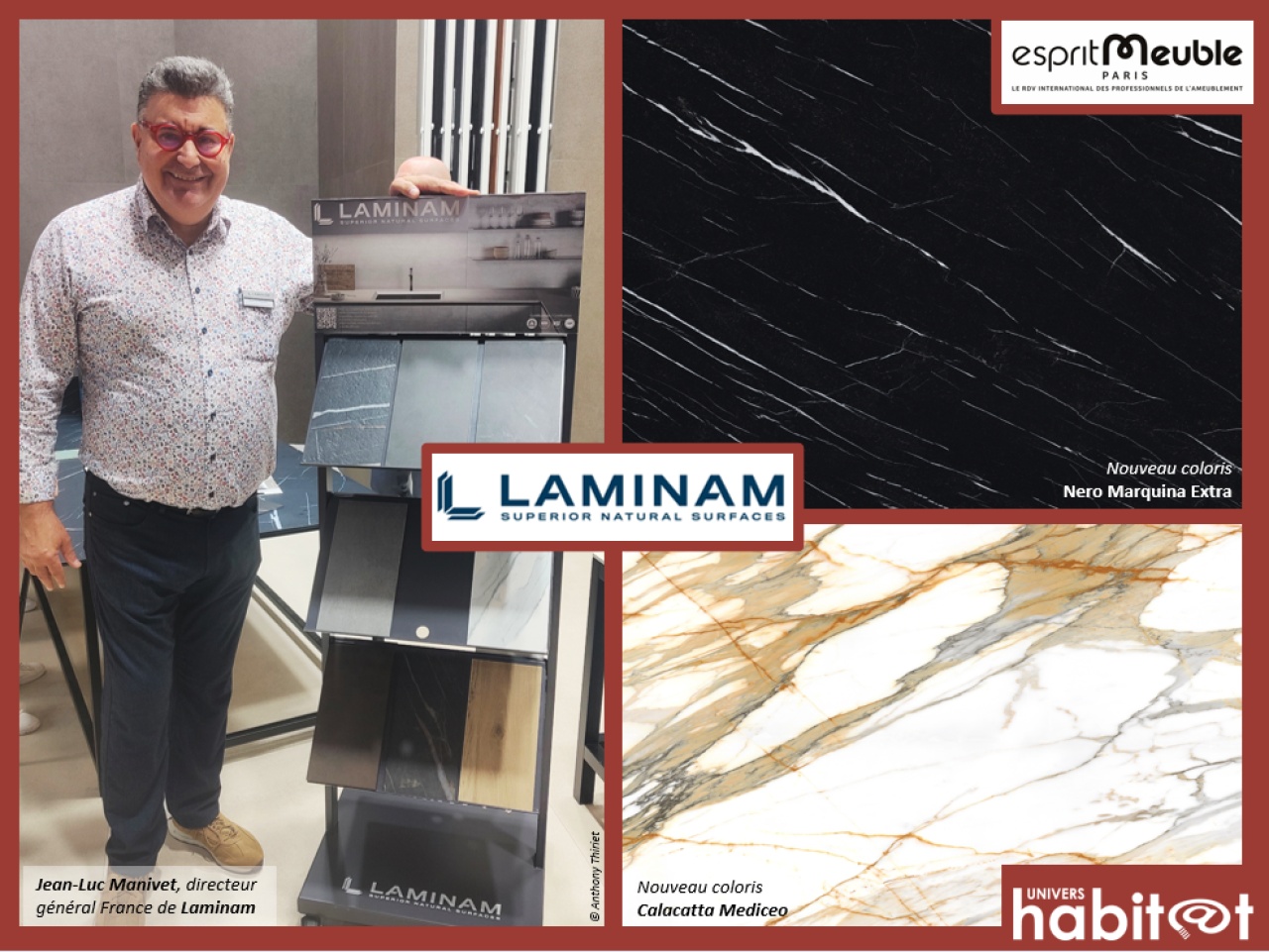 Laminam se déploie en France avec ses grandes plaques en céramique et ses coloris originaux