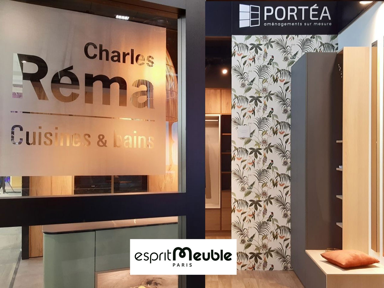 CHARLES RÉMA & PORTÉA : LA COMPLÉMENTARITÉ AU POSITIONNEMENT PREMIUM ACCESSIBLE, POUR UN AMÉNAGEMENT SUR MESURE ET MADE IN FRANCE DE LA MAISON !