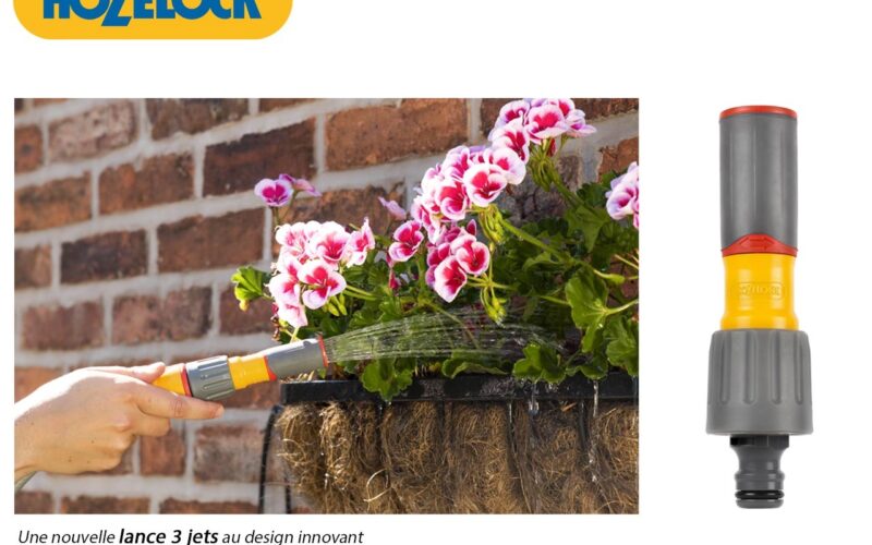 Avec sa nouvelle lance d’arrosage Plus 3 en 1, Hozelock prône l’ergonomie et la qualité