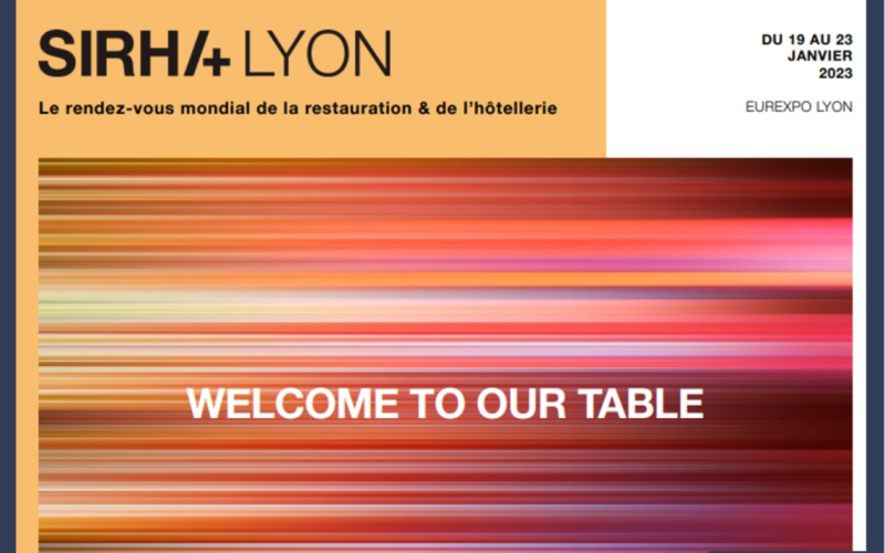 SIRHA, salon référent de la cuisine et de l’aménagement des CHR, de retour à Lyon du 19 au 23 janvier