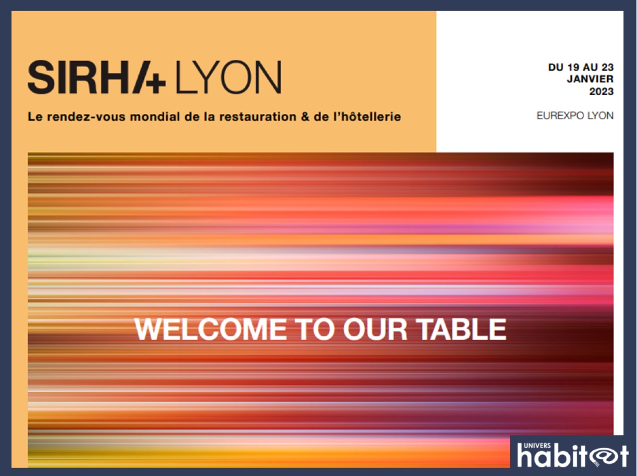 SIRHA, salon référent de la cuisine et de l’aménagement des CHR, de retour à Lyon du 19 au 23 janvier