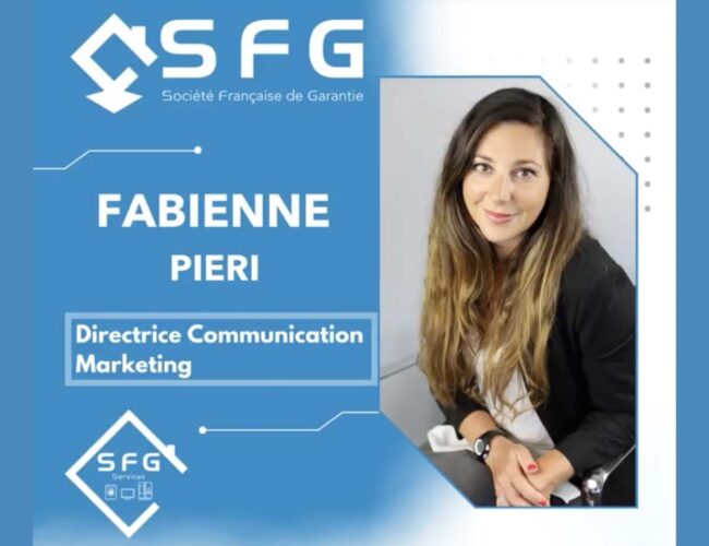 Fabienne Pieri est nommée Directrice Communication & Marketing de SFG et SFG Services