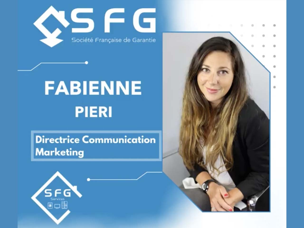 Fabienne Pieri est nommée Directrice Communication & Marketing de SFG et SFG Services