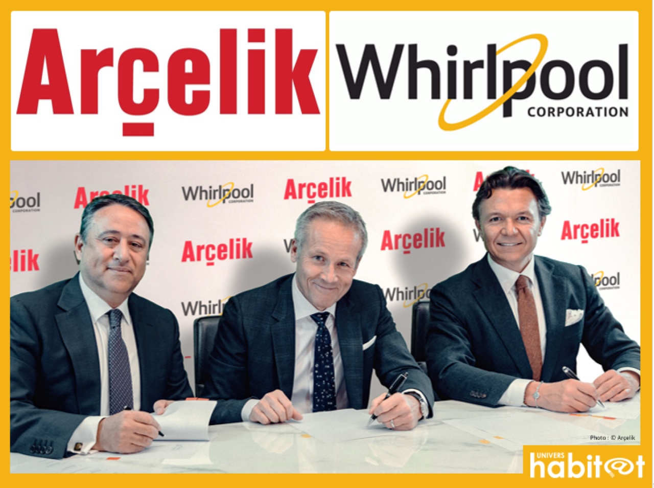 Arçelik s’associe à Whirlpool pour former une nouvelle entreprise européenne autonome d’appareils ménagers