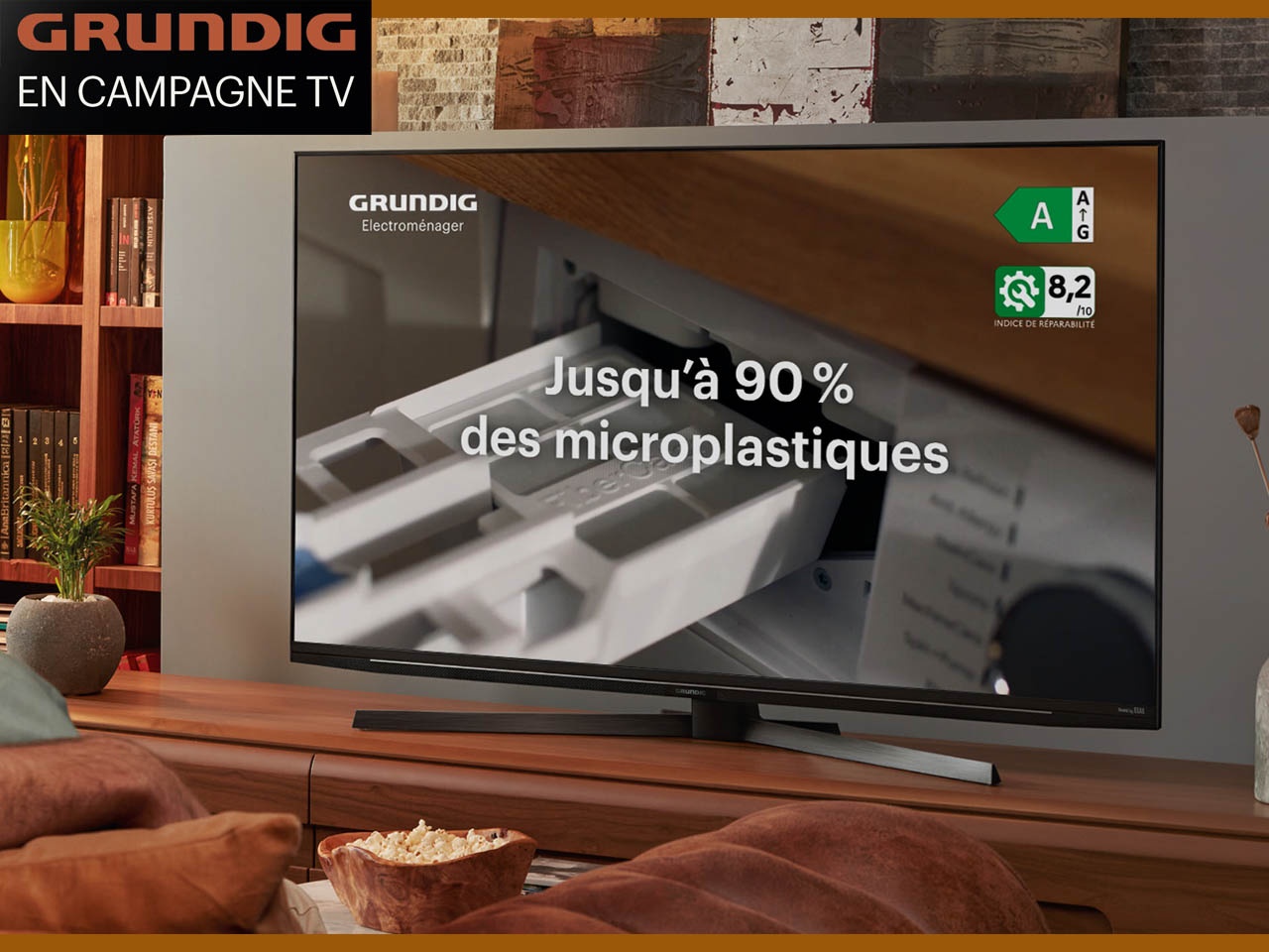 Grundig met à l’honneur son lave-linge FiberCatcher à la télévision