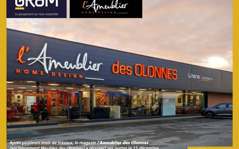 Le magasin historique l’Ameublier des Olonnes fait peau neuve