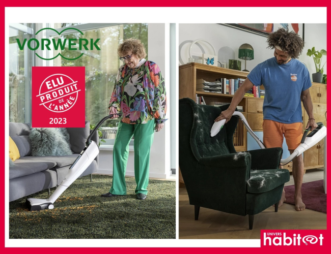 L’aspirateur-laveur Kobold VK7 de Vorwerk estampillé « Produit de l’Année 2023 »