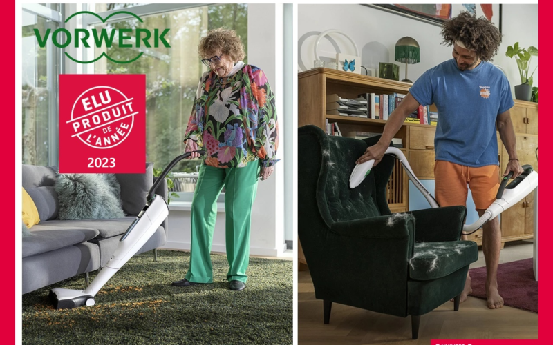 L’aspirateur-laveur Kobold VK7 de Vorwerk estampillé « Produit de l’Année 2023 »