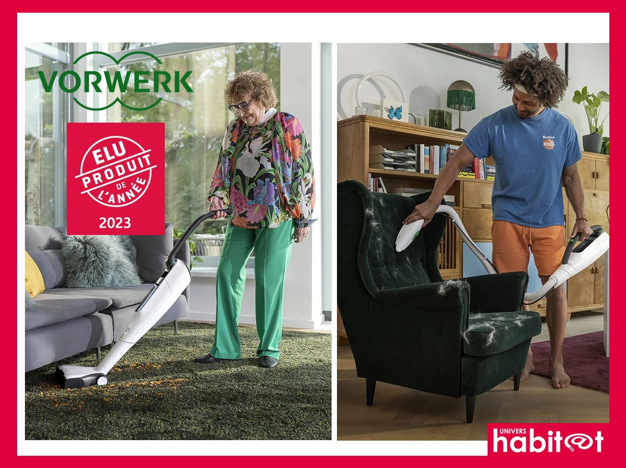 L'aspirateur-laveur Kobold VK7 de Vorwerk estampillé Produit de l