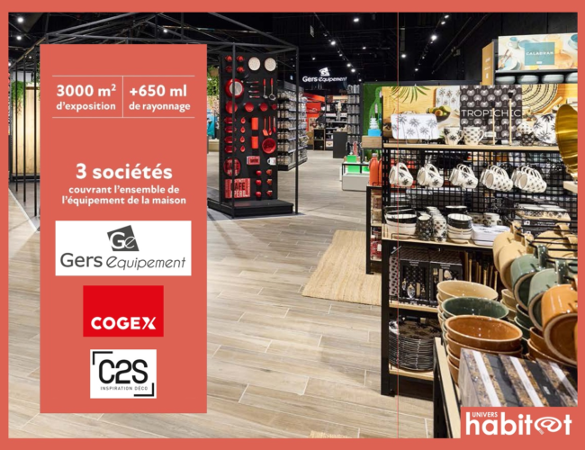 Gers Equipement, Cogex et C2S réunis dans un showroom dédié à l’équipement de la maison à Gonesse