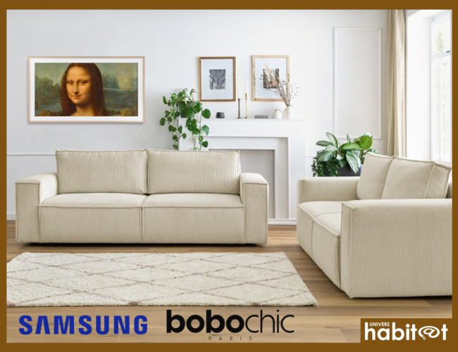 Samsung met en scène ses téléviseurs The Frame et The Serif dans une boutique Bobochic éphémère à Paris