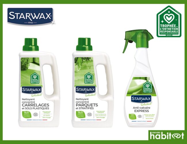 Starwax Soluvert reçoit le trophée de l’entretien responsable