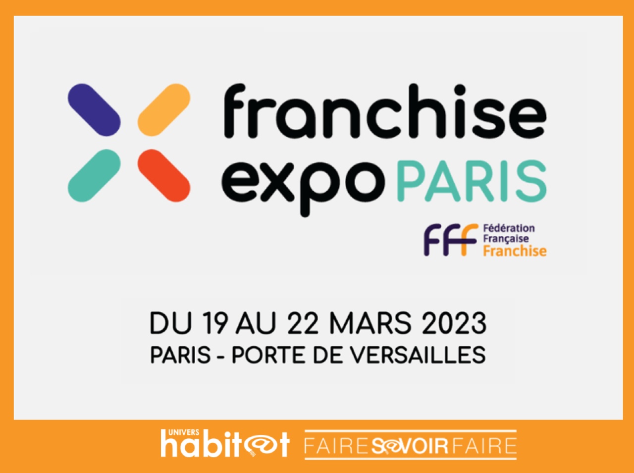 Ameublement, cuisine, électroménager, distribution, alimentation… tous les secteurs seront présents sur Franchise Expo Paris 2023 !