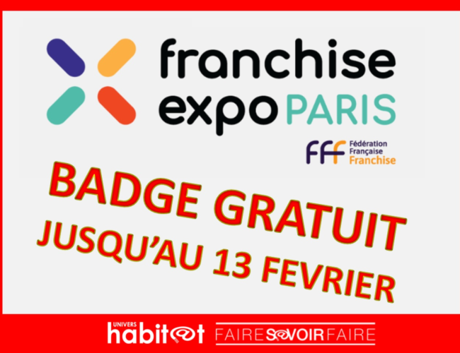 Obtenez votre BADGE GRATUIT pour FRANCHISE EXPO PARIS 2023 !