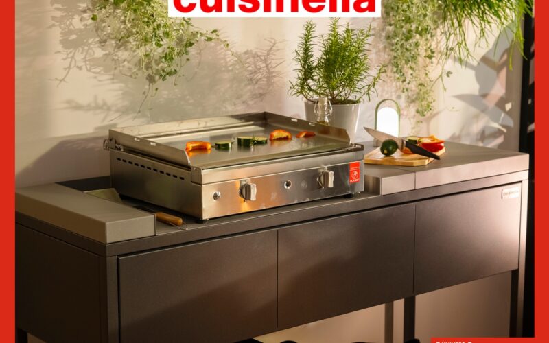 Avec l’ambition de devenir un acteur référent de l’équipement outdoor, Cuisinella se lance dans la cuisine d’extérieur