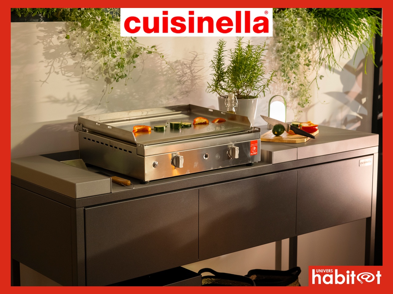 Avec l’ambition de devenir un acteur référent de l’équipement outdoor, Cuisinella se lance dans la cuisine d’extérieur