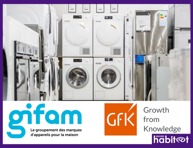 Étude Gifam/GfK : le Gros Électroménager se maintient, grâce notamment à l’intégrable et aux réfrigérateurs