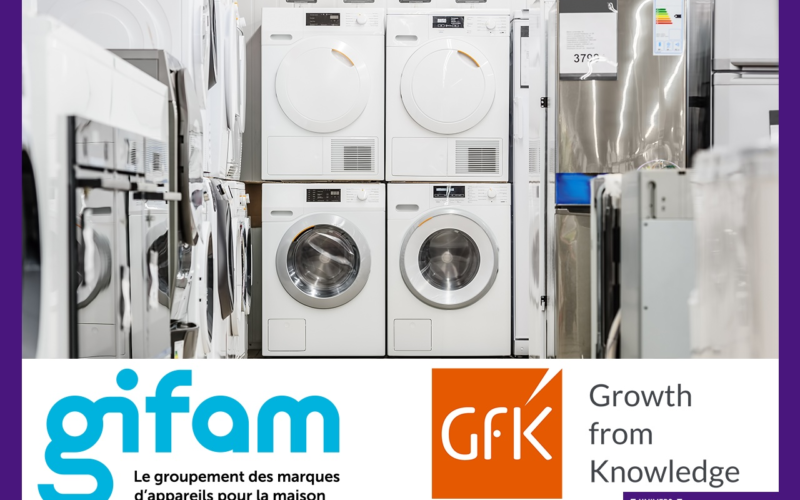 Étude Gifam/GfK : le Gros Électroménager se maintient, grâce notamment à l’intégrable et aux réfrigérateurs