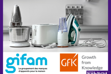 Étude Gifam/GfK : le Petit Électroménager en baisse vs 2021, mais en croissance vs 2019