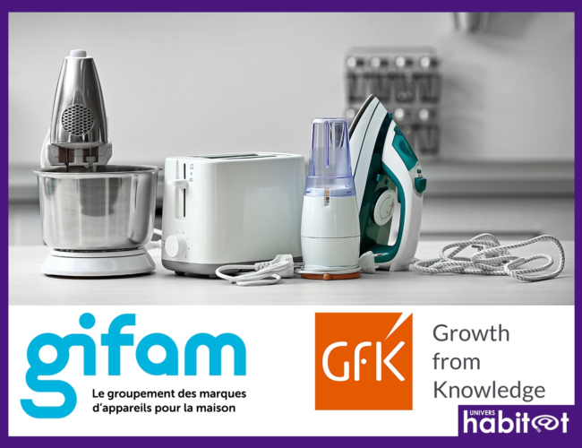 Étude Gifam/GfK : le Petit Électroménager en baisse vs 2021, mais en croissance vs 2019