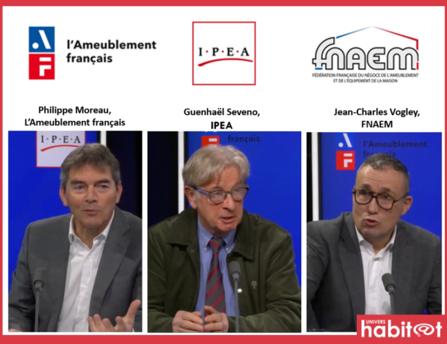 La filière meuble veut susciter le désir d’achat ¤ Résultats 2022 et prospectives avec l’IPEA, la FNAEM et l’Ameublement français