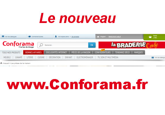 Conforama se dote d’un nouveau site web