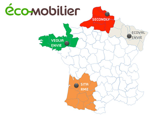 4 nouveaux sites Eco-mobilier