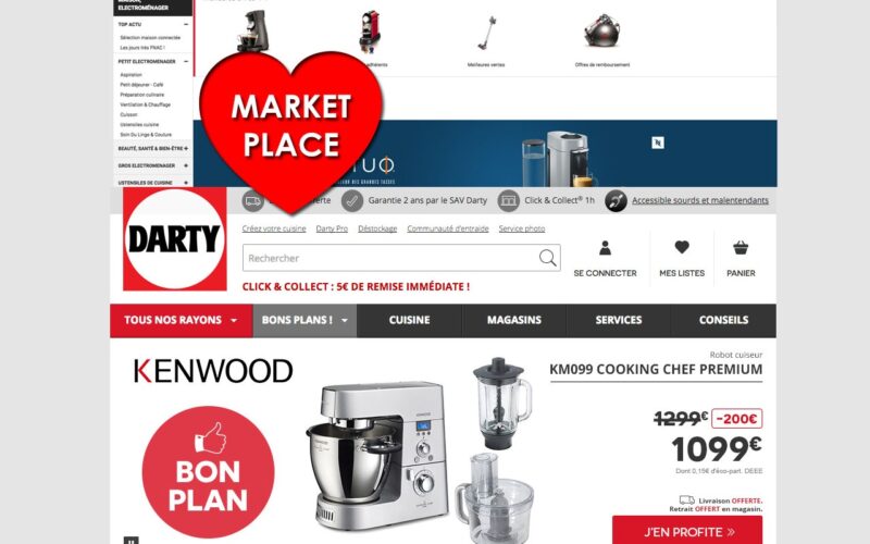 Darty sur la marketplace de Fnac.com