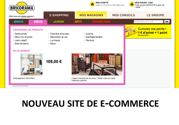 Bricorama lance un nouveau site