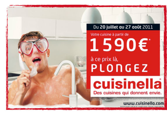 Cuisinella se mouille pour l’été