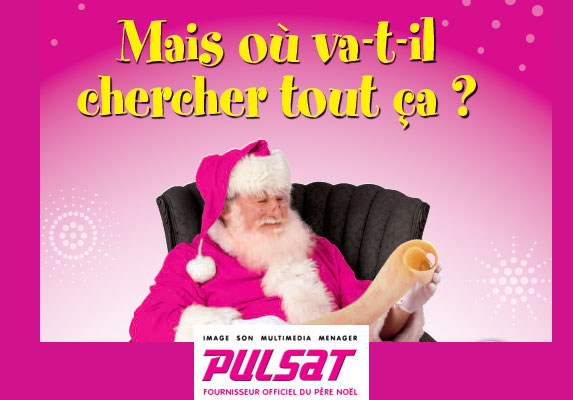 Pulsat habille le Père Noël