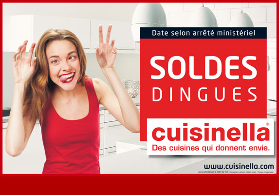 Une campagne décalée pour les soldes!