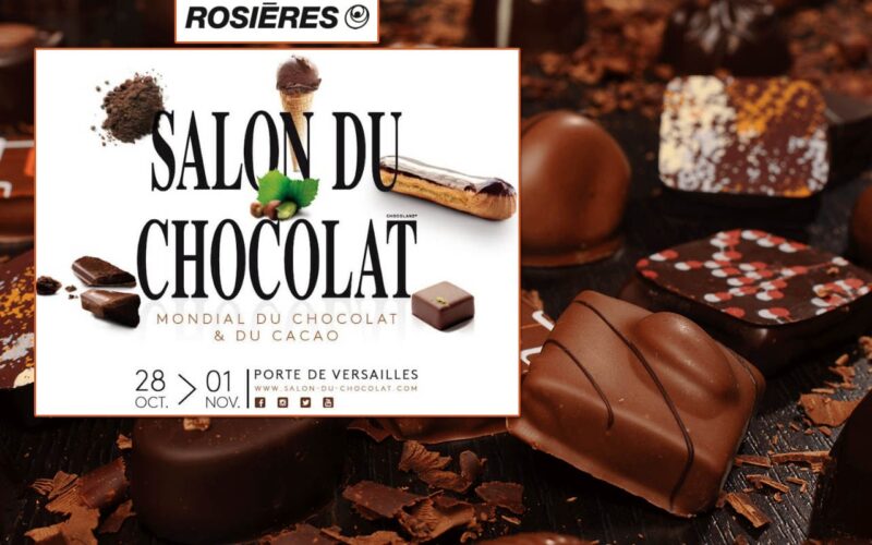 Rosières, partenaire officiel du salon du chocolat 2016