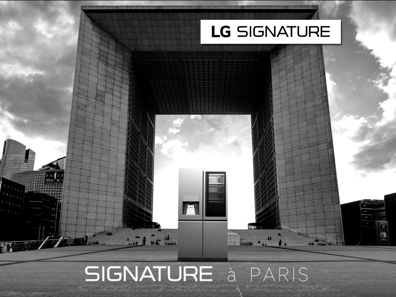 Les parisiens invités pour le lancement de la ligne LG SIGNATURE