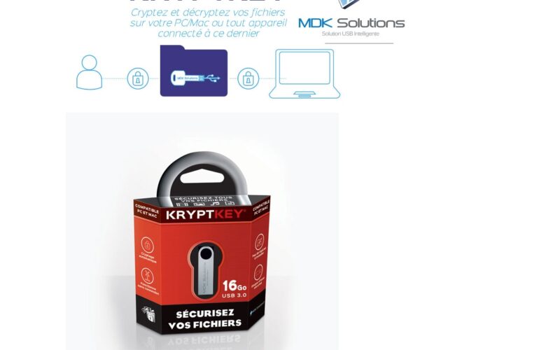 Kriptkey: La clé USB intélligente de cryptage, disponible pour les particuliers