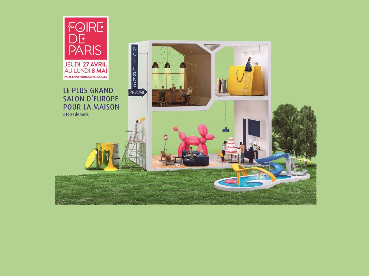 L’habitat et ses 4 univers dédiés prennent lieu et place à  la Foire de Paris