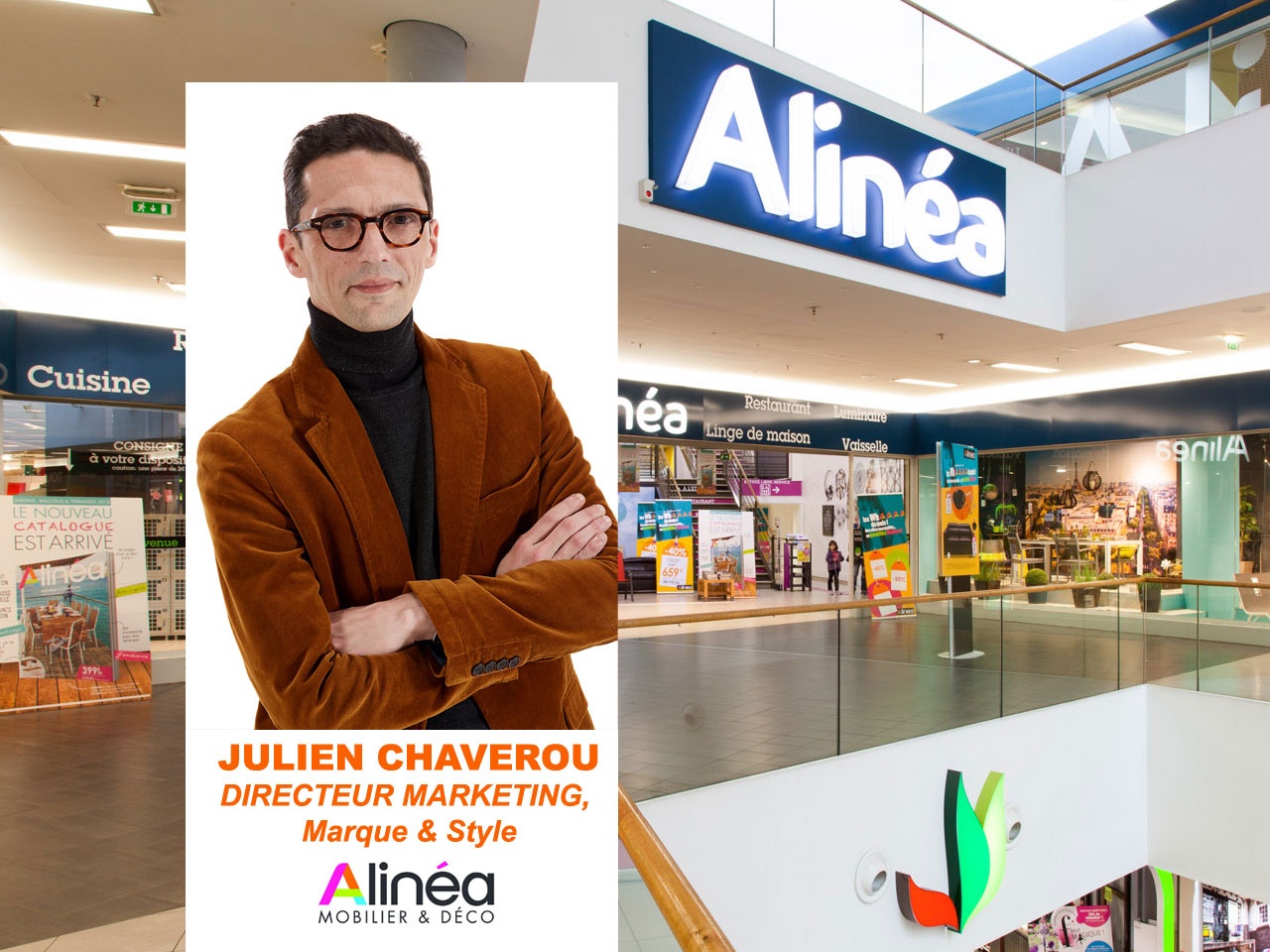Julien CHAVEROU, nommé Directeur Marketing, Marque & Style ALINEA
