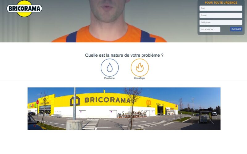 BRICORAMA lance un nouveau service avec Plombier.com